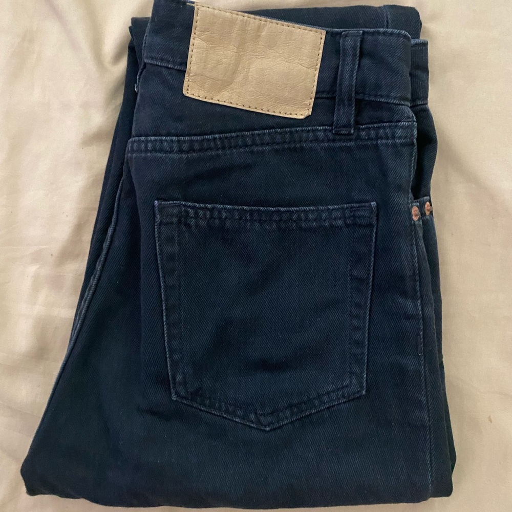 Black high waisted jeans
